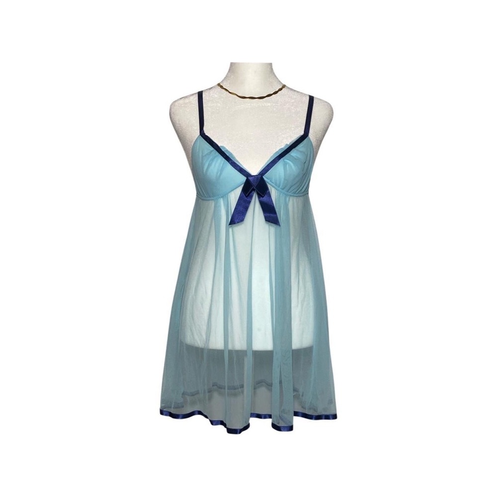 SHEER BLUE 2007 VICTORIA’S SECRET BABYDOLL